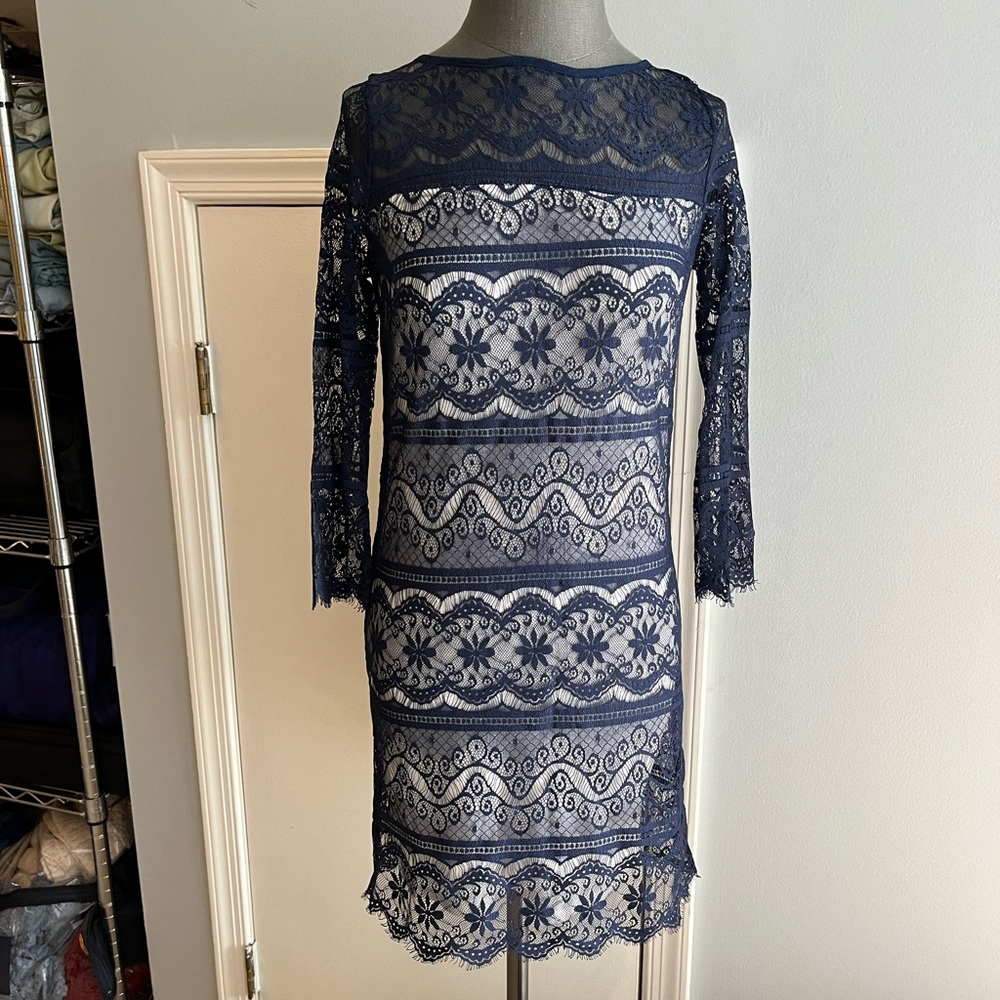 Chelsea & Violet navy blue dress
